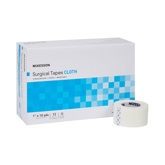 McKesson Silk-Like Cloth Medical Tape, White