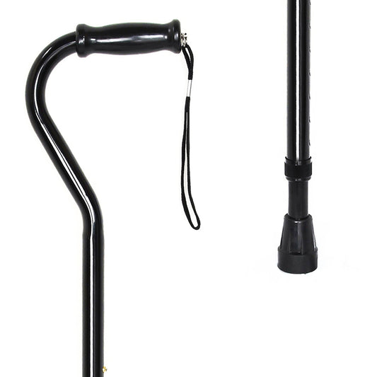 McKesson Steel Offset Cane, 29-3/4 – 37-3/4 Inch Height