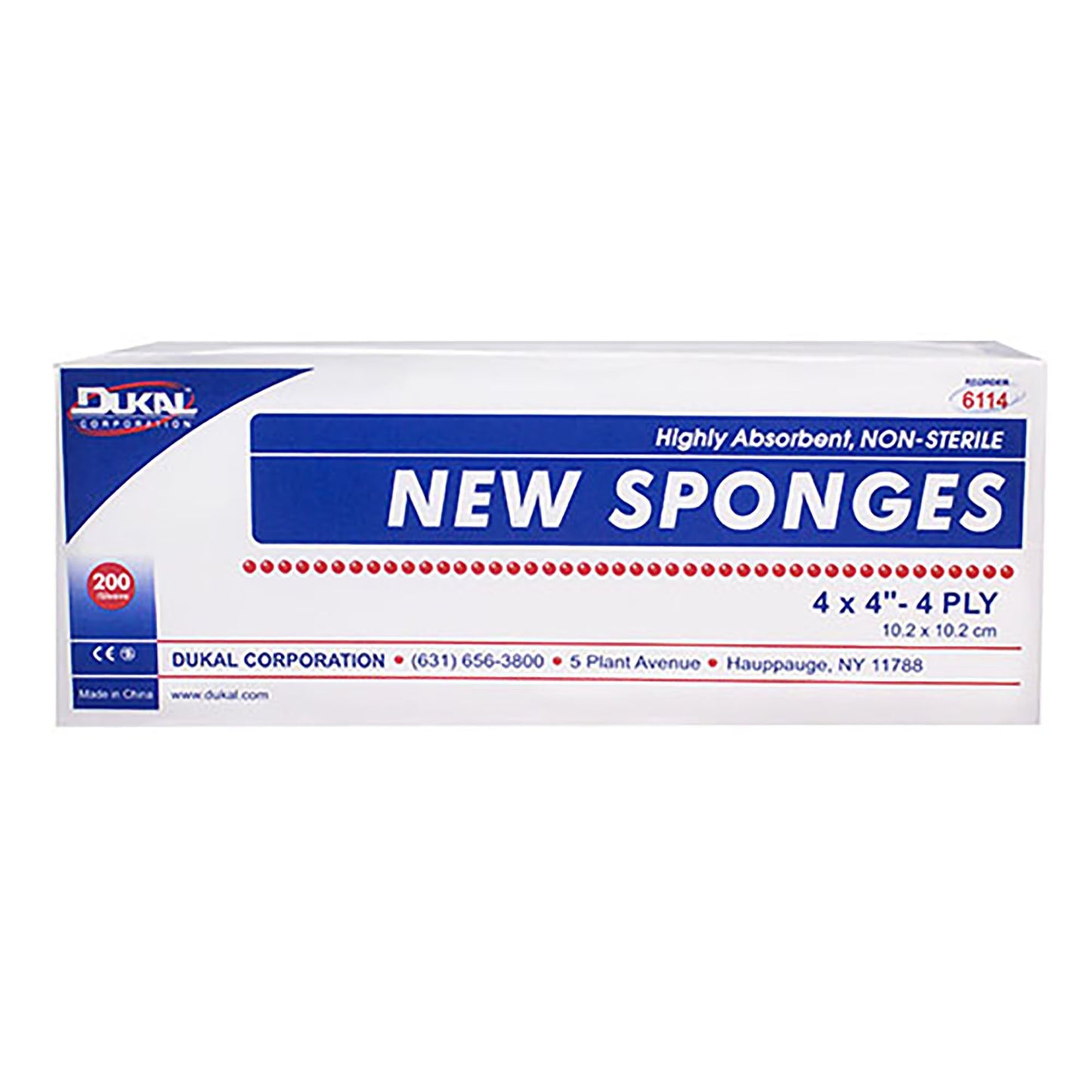 Dukal™ Nonwoven Sponge, 4 x 4 Inch