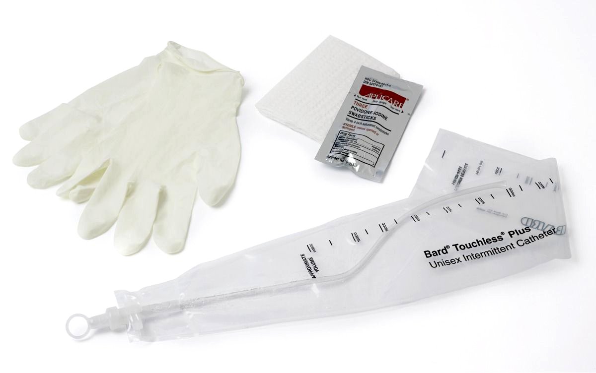 Touchless® Plus Intermittent Catheter Kit, Vinyl