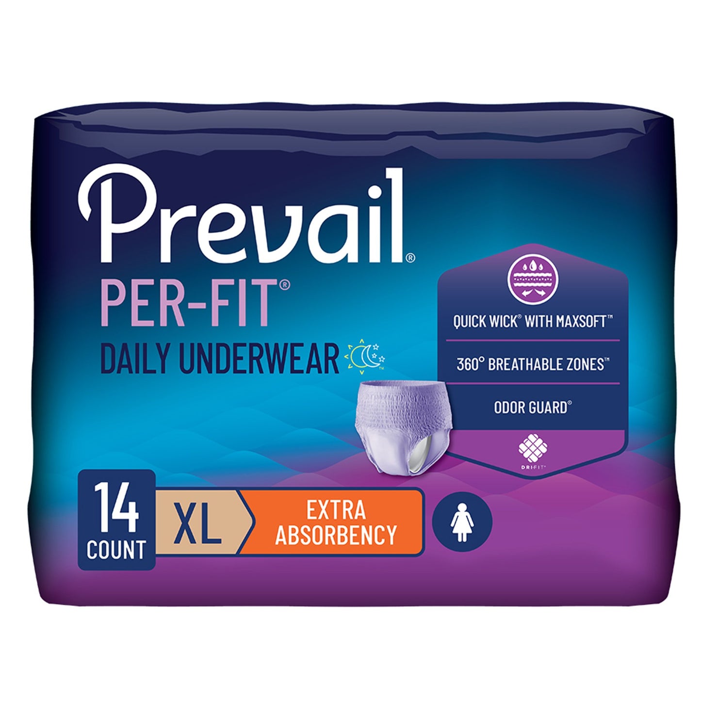 Prevail® Per-Fit® Women Extra Absorbent Underwear