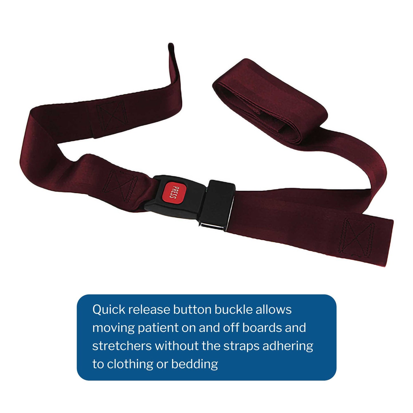 McKesson Backboard / Stretcher Strap, 7 Foot Long