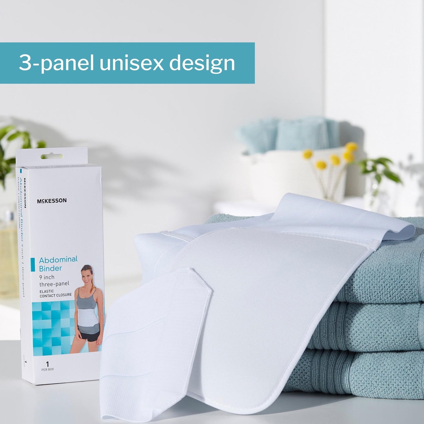 McKesson 3-Panel Abdominal Support, Medium / Large