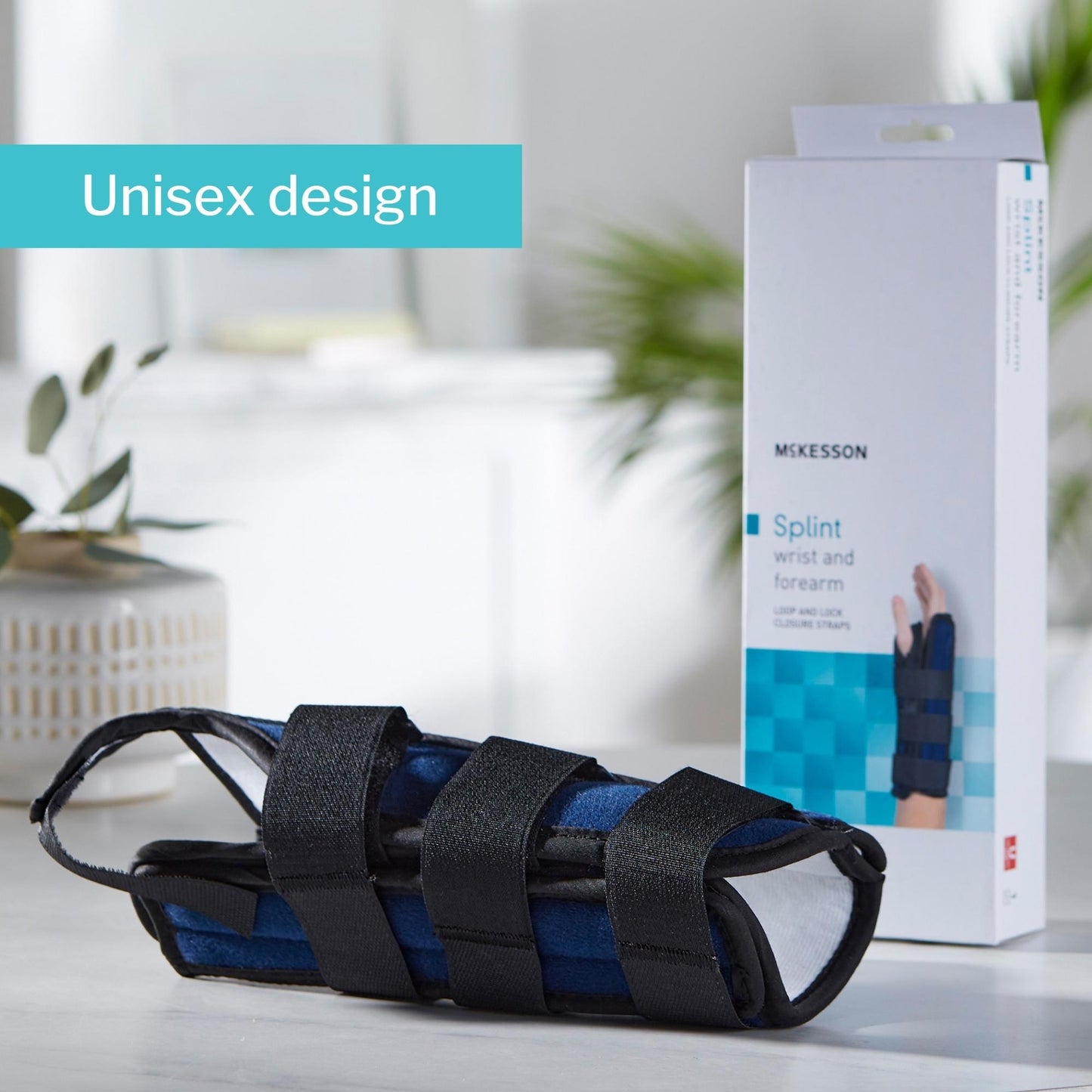 McKesson Left Wrist / Forearm Splint, One Size Fits Most