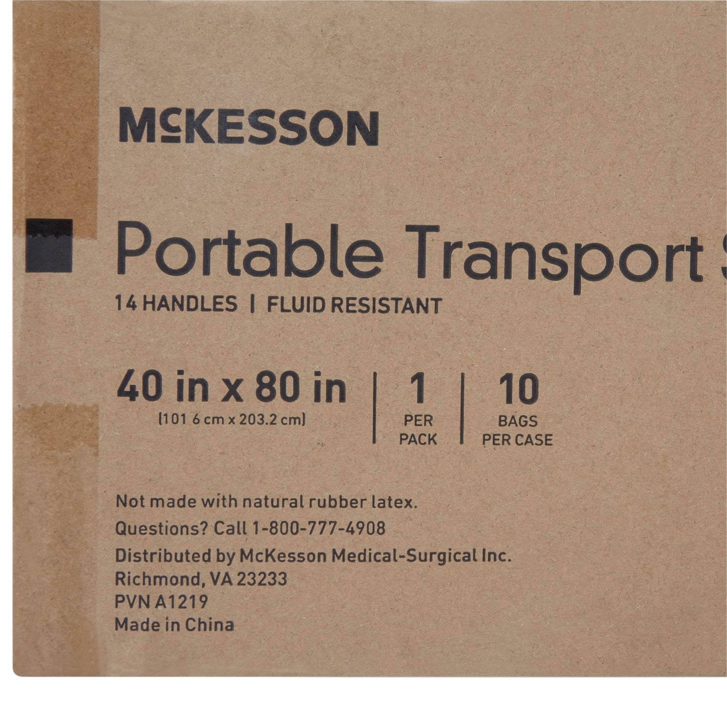 McKesson Transport Stretcher, 40 x 80 Inch