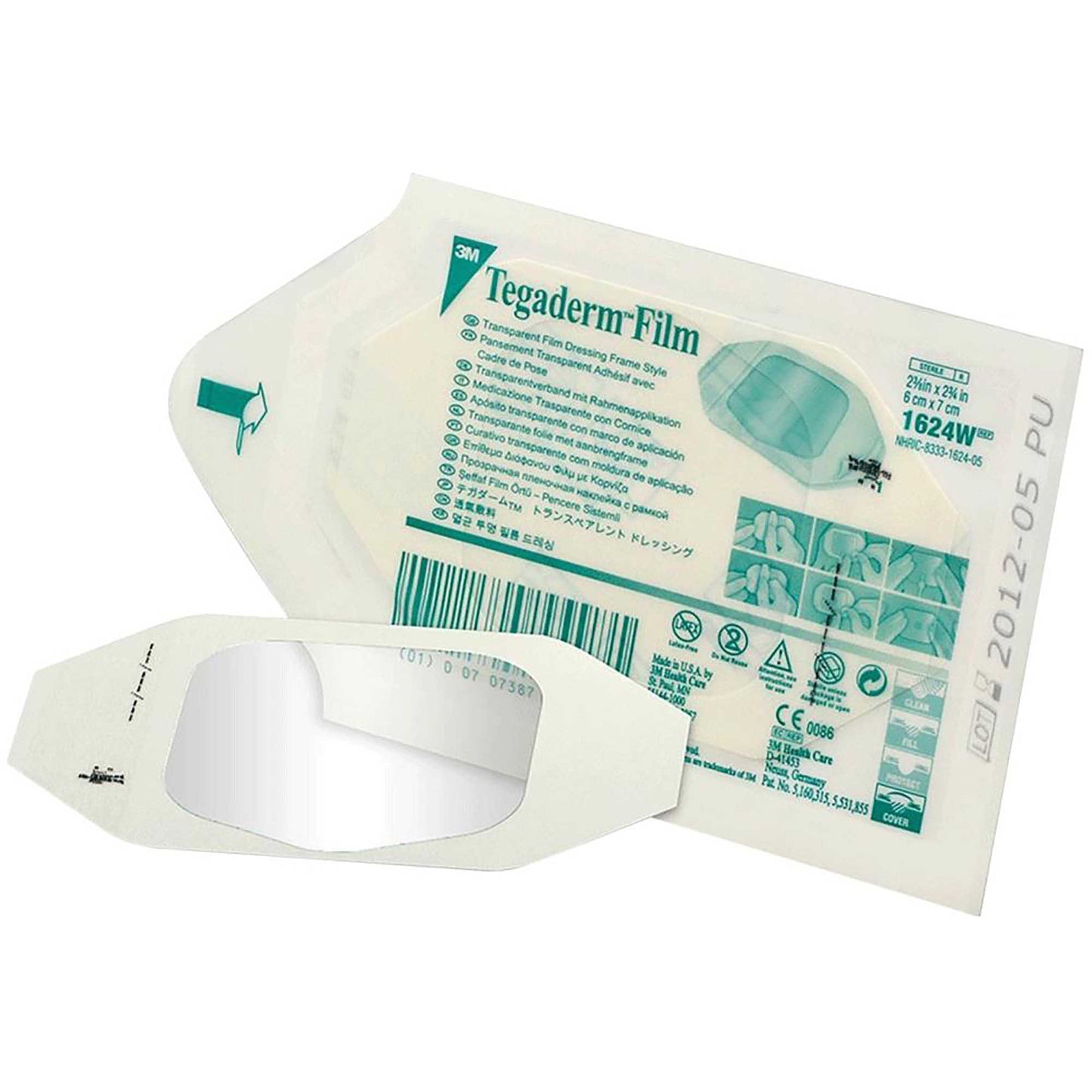 3M™ Tegaderm™ Transparent Film Dressing, 4 x 4-3/4 Inch