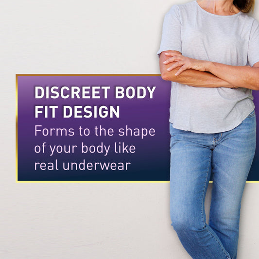 McKesson Premium Discreet Underwear for Women, Heavy Absorbency