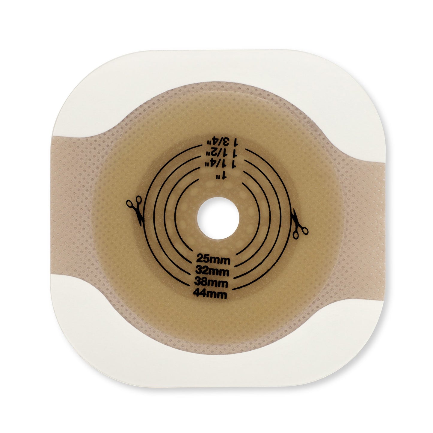 New Image™ Flat CeraPlus™ Ostomy Barrier, Pre-cut to fit 38 mm