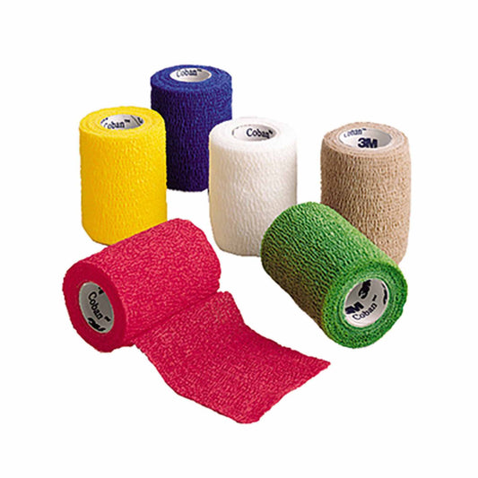 3M™ Coban™ Self-adherent Closure Cohesive Bandage, Nonwoven / Elastic / Latex