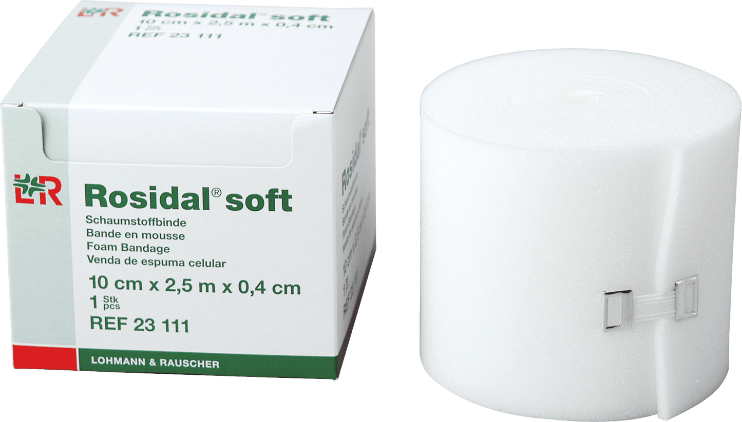 Rosidal Soft Foam Padding Bandage 4" x .16" x 2.7 yds. 1ct