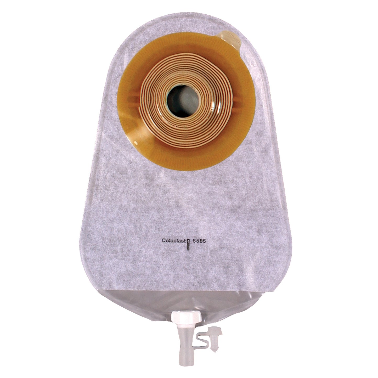 Assura® Deep Convex One-Piece Transparent Urostomy Pouch, 35 mm Stoma