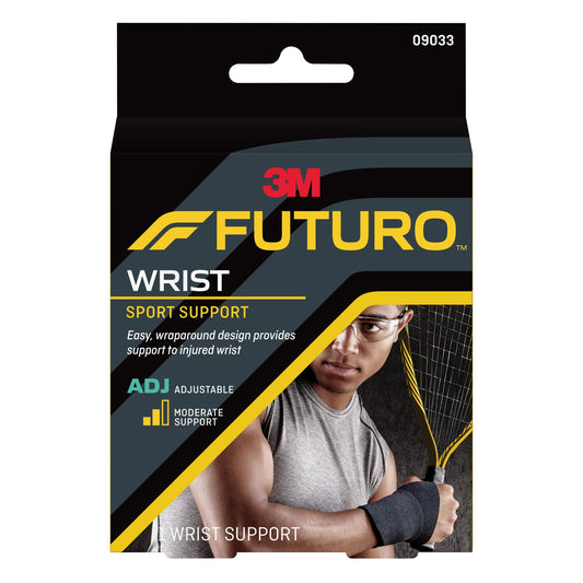 3M™ Futuro™ Adult Sport Wrist Support, Adjustable from 4.5 to 9.5 Inches