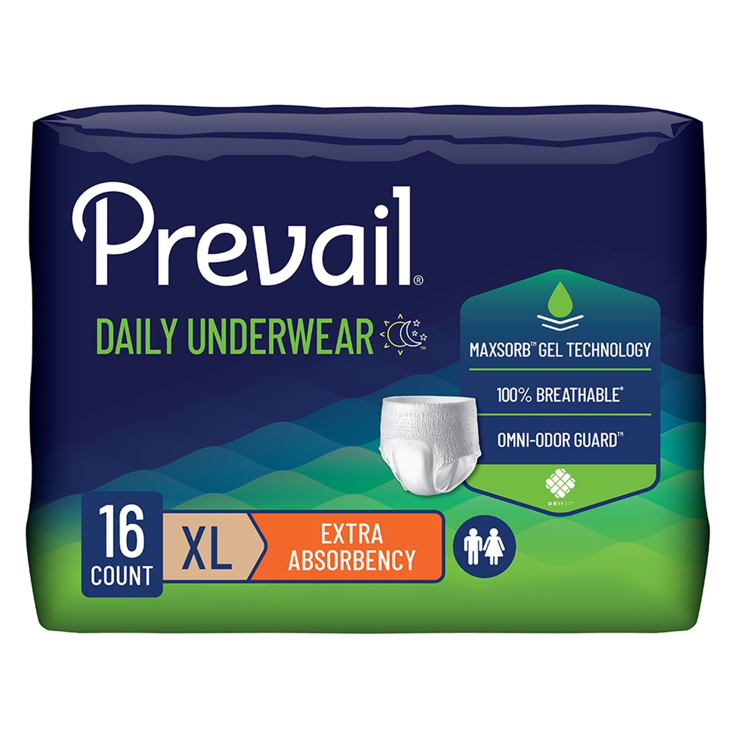 Prevail® Daily Underwear Extra Absorbent Underwear