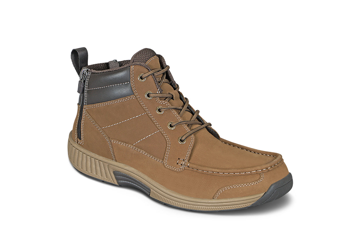 Ryder Men's Boots, Brown, angle view
