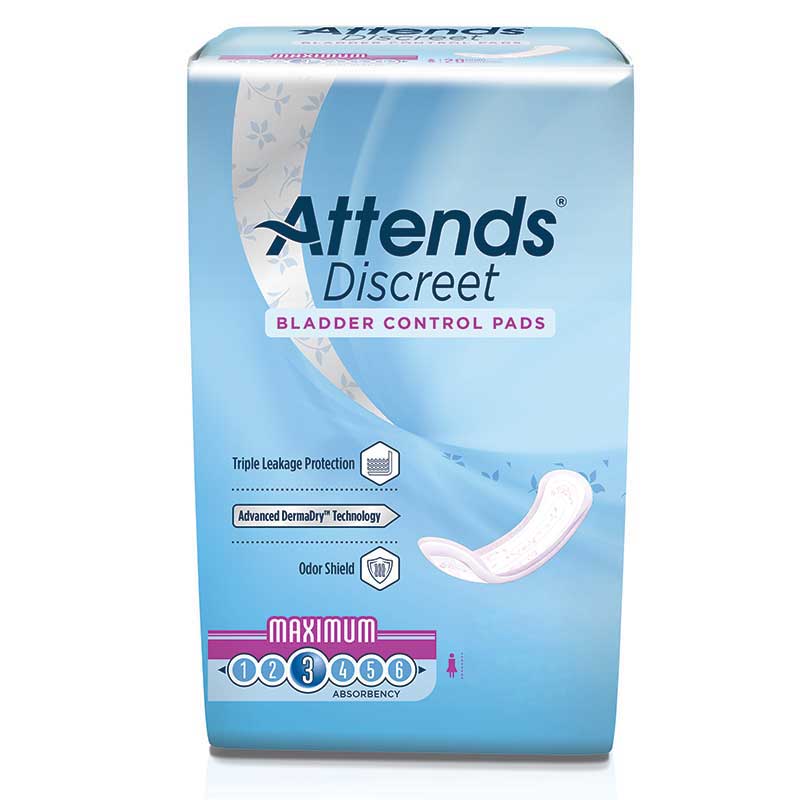 Attends Discreet Maximum Pad 13" Long