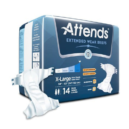 Attends Overnight Briefs, X-Large, 58" - 63"