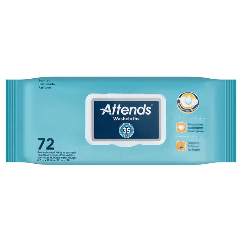 Attends Washcloth, Large, 7.8" x 11.8"