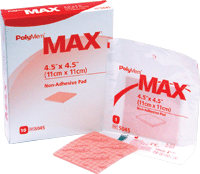 Polymem Max 8" x 8" Non-Adhesive PolyMeric Membrane Dressing