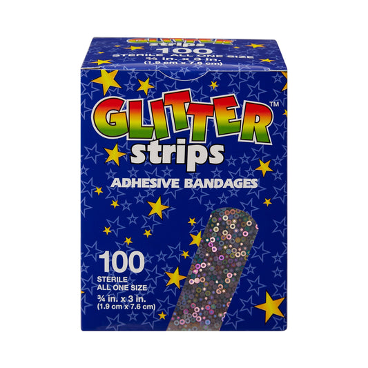 Glitter™ Stat Strip® Design Adhesive Strip, 3/4 x 3 Inch