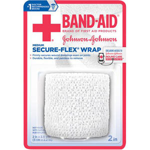 J & J Band-Aid First Aid Securflex Wrap 2" x 2.5 yds 24ct 111615000