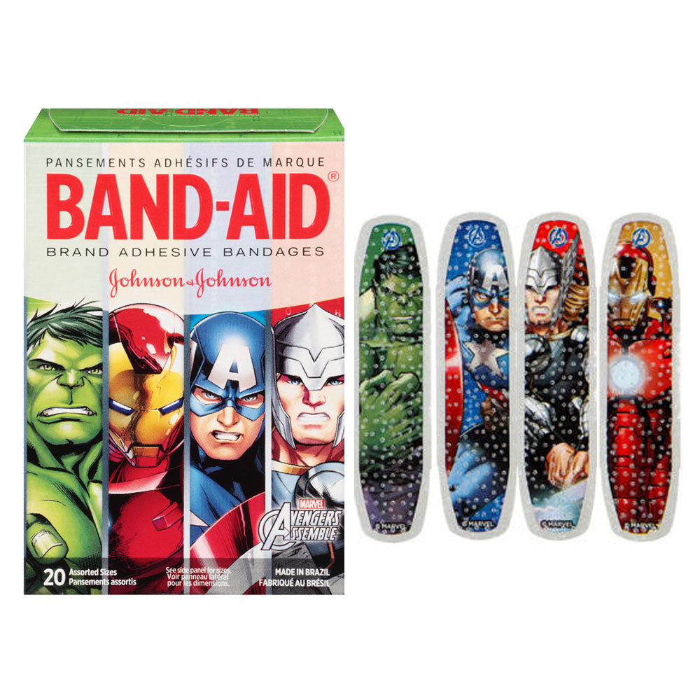 Band-Aid Decorative Avengers Assemble Assorted 20 ct. 20ct