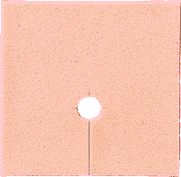 Shapes 3.5" x 3.5" Tube PolyMeric Membrane Dressing