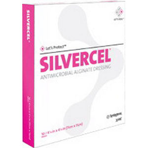 Silvercel Antimicrobial Alginate Dressing 1" x 12" Rope