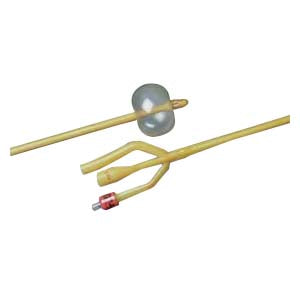 LUBRICATH Continuous Irrigation 3-Way Foley Catheter 18 Fr 5 cc 1ct