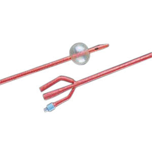 BARDEX Infection Control 2-Way 100% Silicone Foley Catheter 14 Fr 5 cc Coude