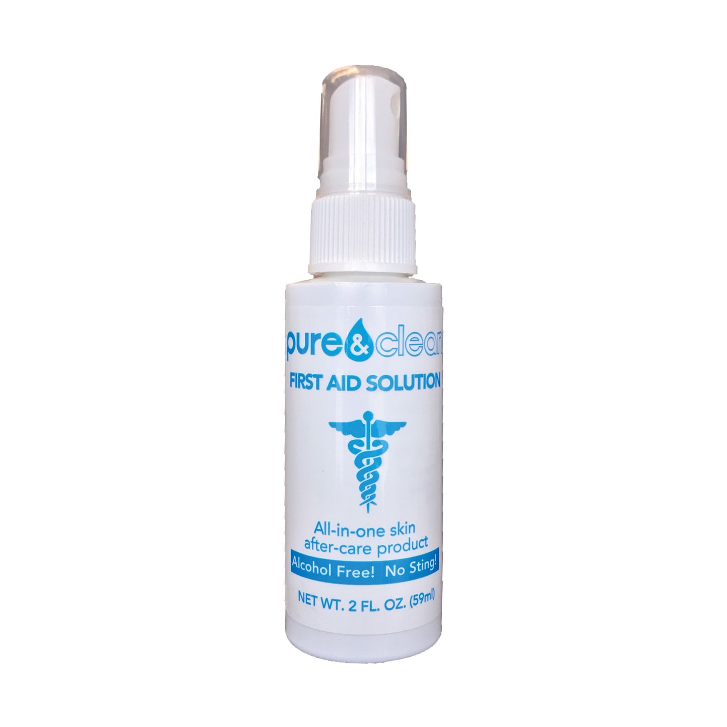 Pure & Clean® Next-Generation Hypochlorous Acid Wound Cleanser, 2-Ounce Bottle