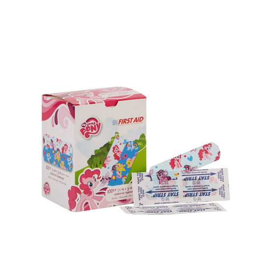 American® White Cross Stat Strip® My Little Pony Kid Design Adhesive Strip