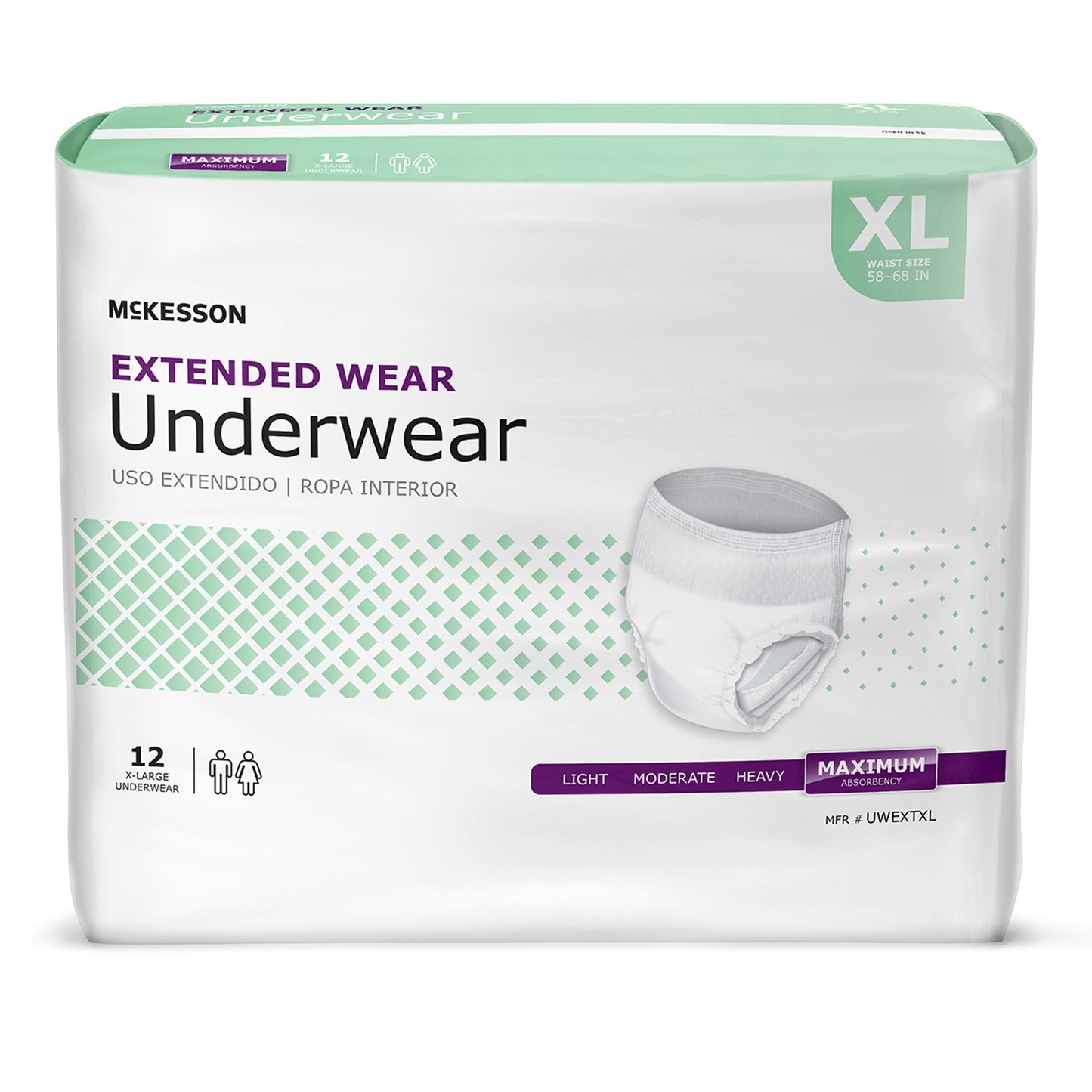 McKesson Extended Wear Maximum Absorbency Underwear