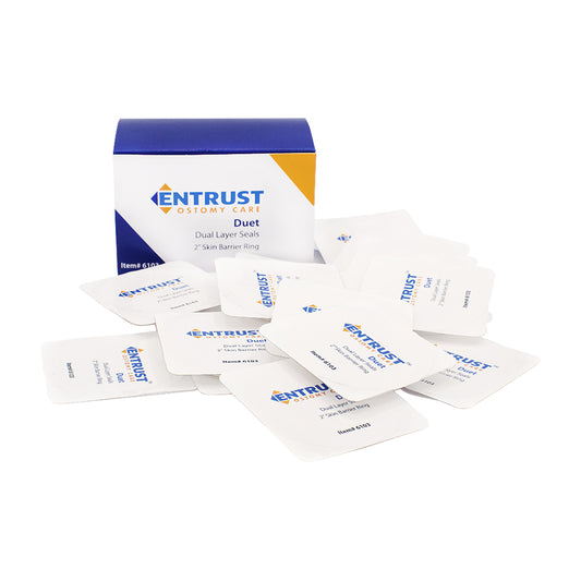 Entrust Ostomy Skin Barrier Ring Extended Wear with Duet 2"