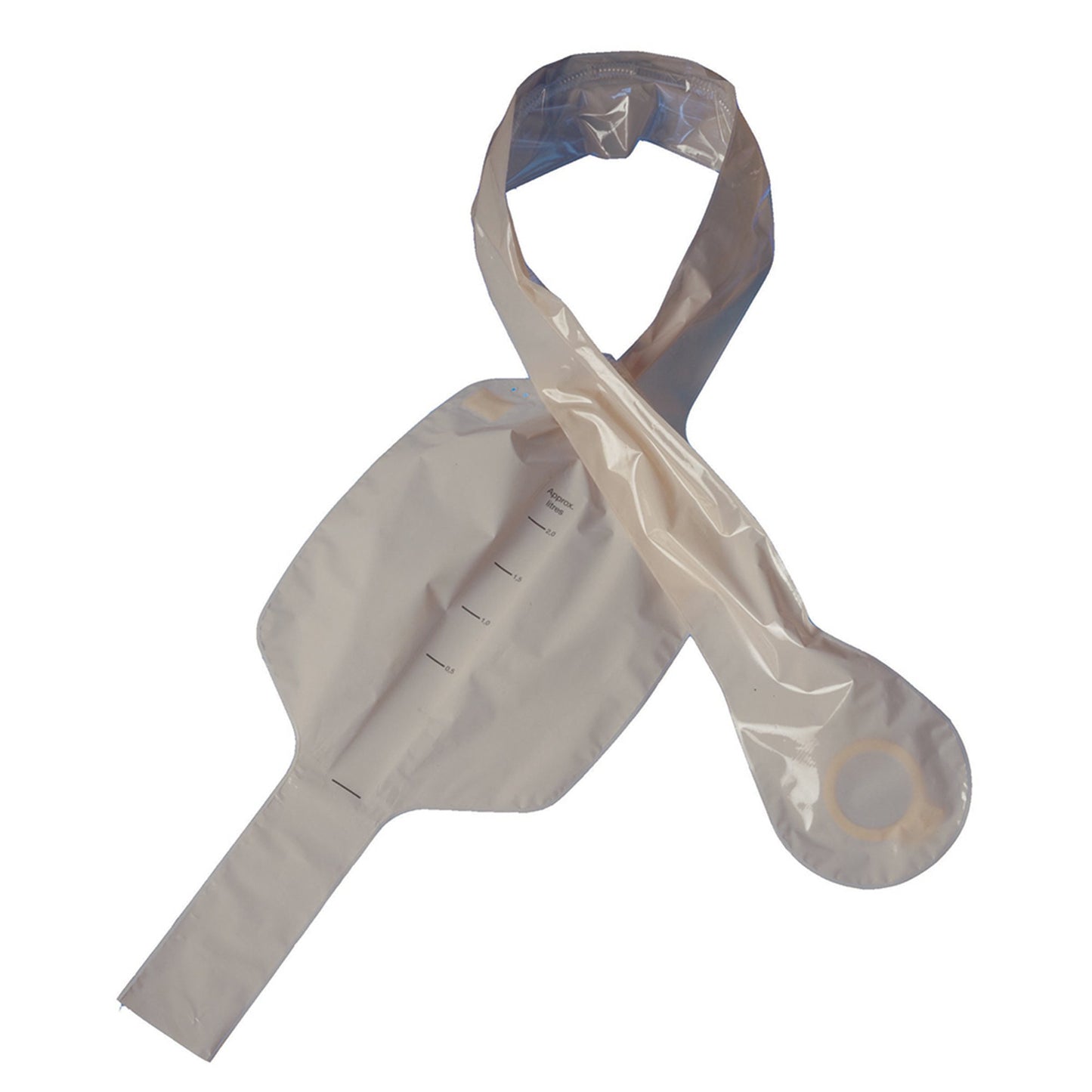 Assura® Opaque Ileostomy Pouch, Blue Match