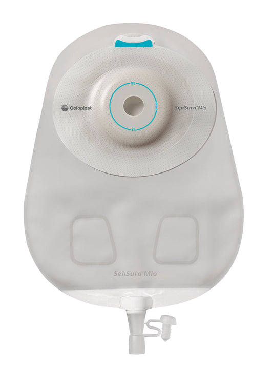 SenSura Mio One-Piece Urostomy Pouch Deep Convex Maxi Opaque Pre-Cut 10 Count