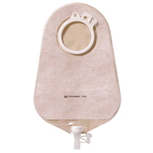 Assura Two-Piece Standard Urostomy Pouch 1/2" - 1-3/4" Transparent 10 Count