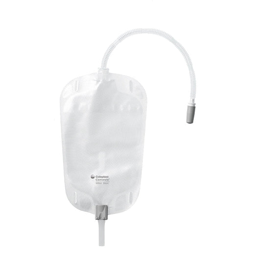 Conveen Security + Leg Bag with Clamp Tubing Non-Latex Straps 34 fl oz