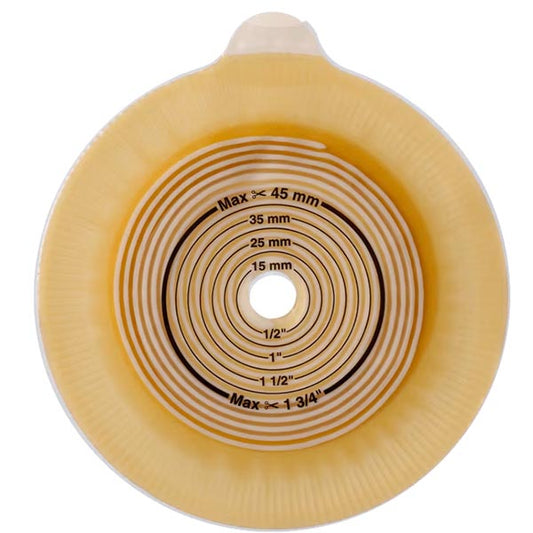 Assura Two-Piece Cut-to-Fit Non-Convex Skin Barrier 3/8" - 2-1/8" Standard Wear 5 Count