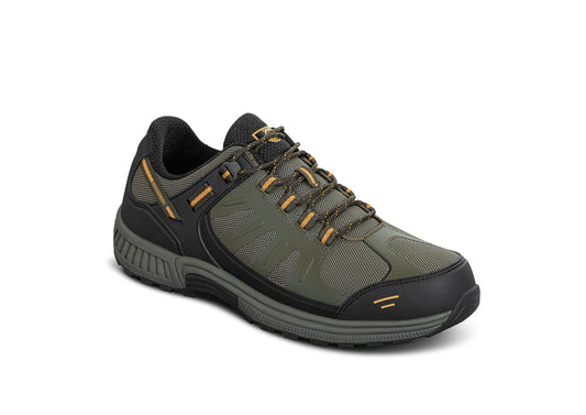 Avalon Men's Waterproof Hiking Boots, Khaki, angle view