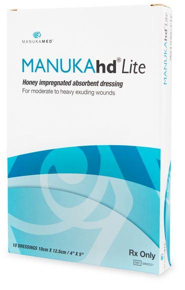 Lite® Honey Impregnated Wound Dressing MANUKAhd, 4 x 5 Inch