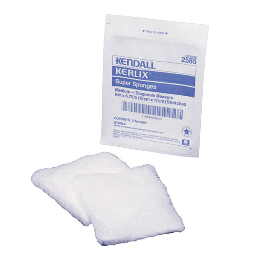 Kerlix Woven Super Sponge Medium Sterile 2's 6" x 6-3/4"