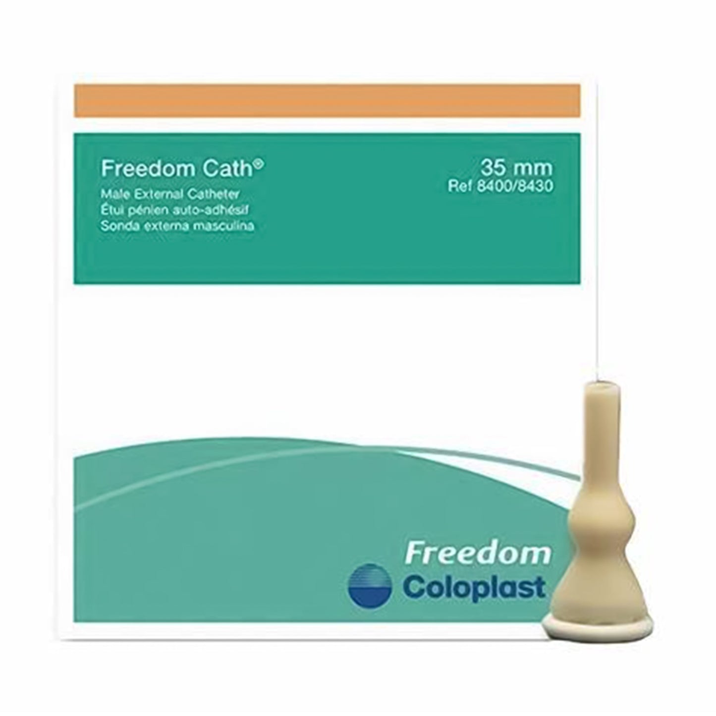 Freedom Cath® Male External Catheter, Self-Adhesive