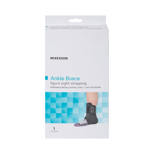 McKesson Low Profile / Open Heel / Open Toe Ankle Brace, 10 to 11 in Ankle Circumference