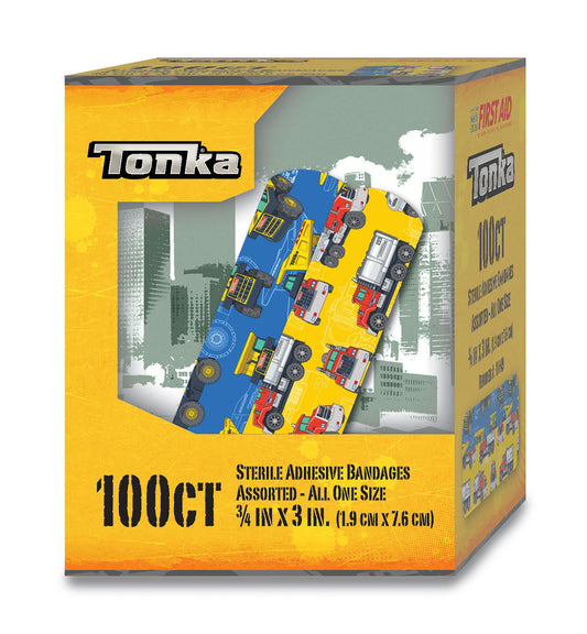 American® White Cross Stat Strip® Tonka Design Adhesive Strip, 3/4 x 3 Inch