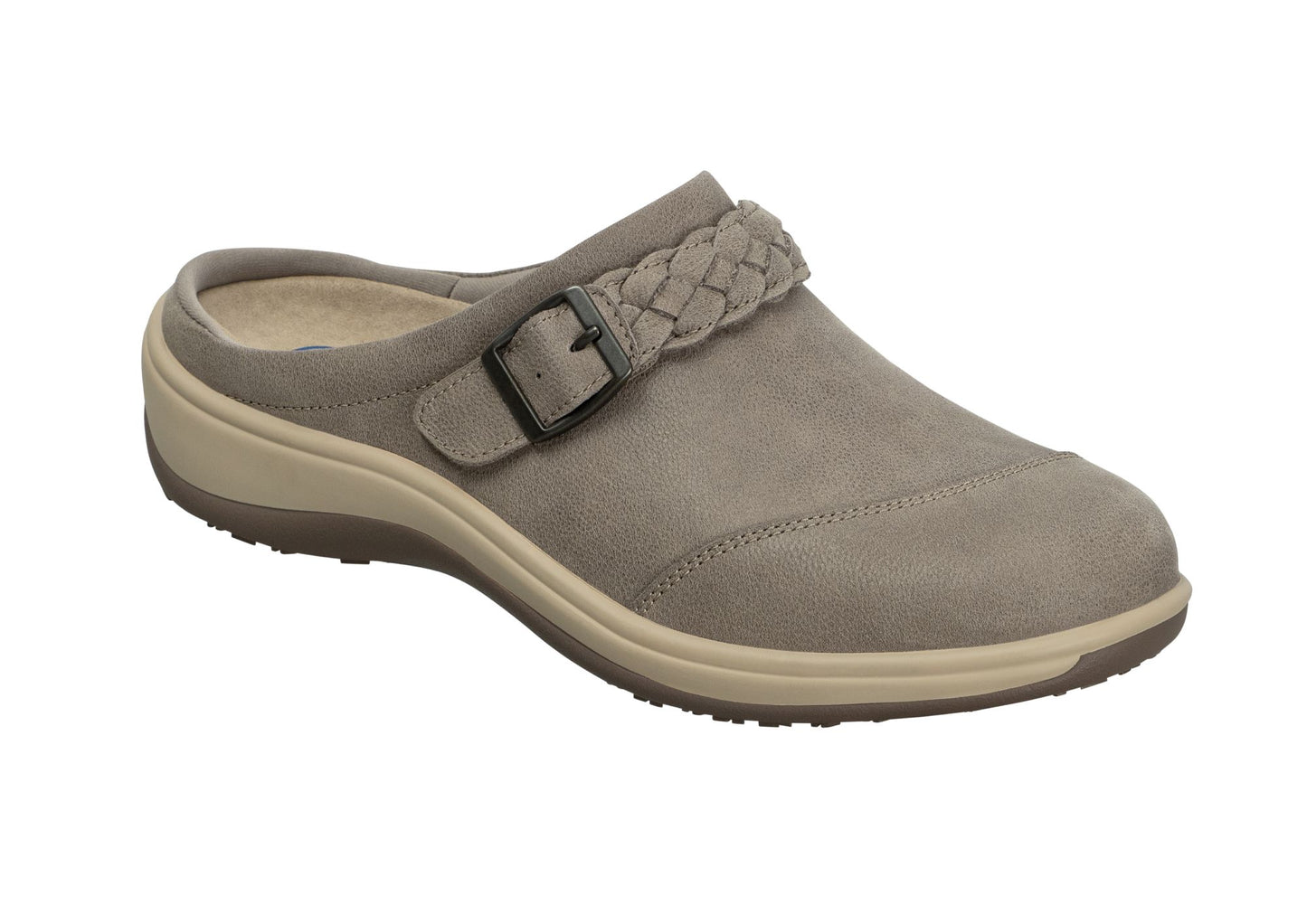 Irma Women's Clogs, Taupe, angle view