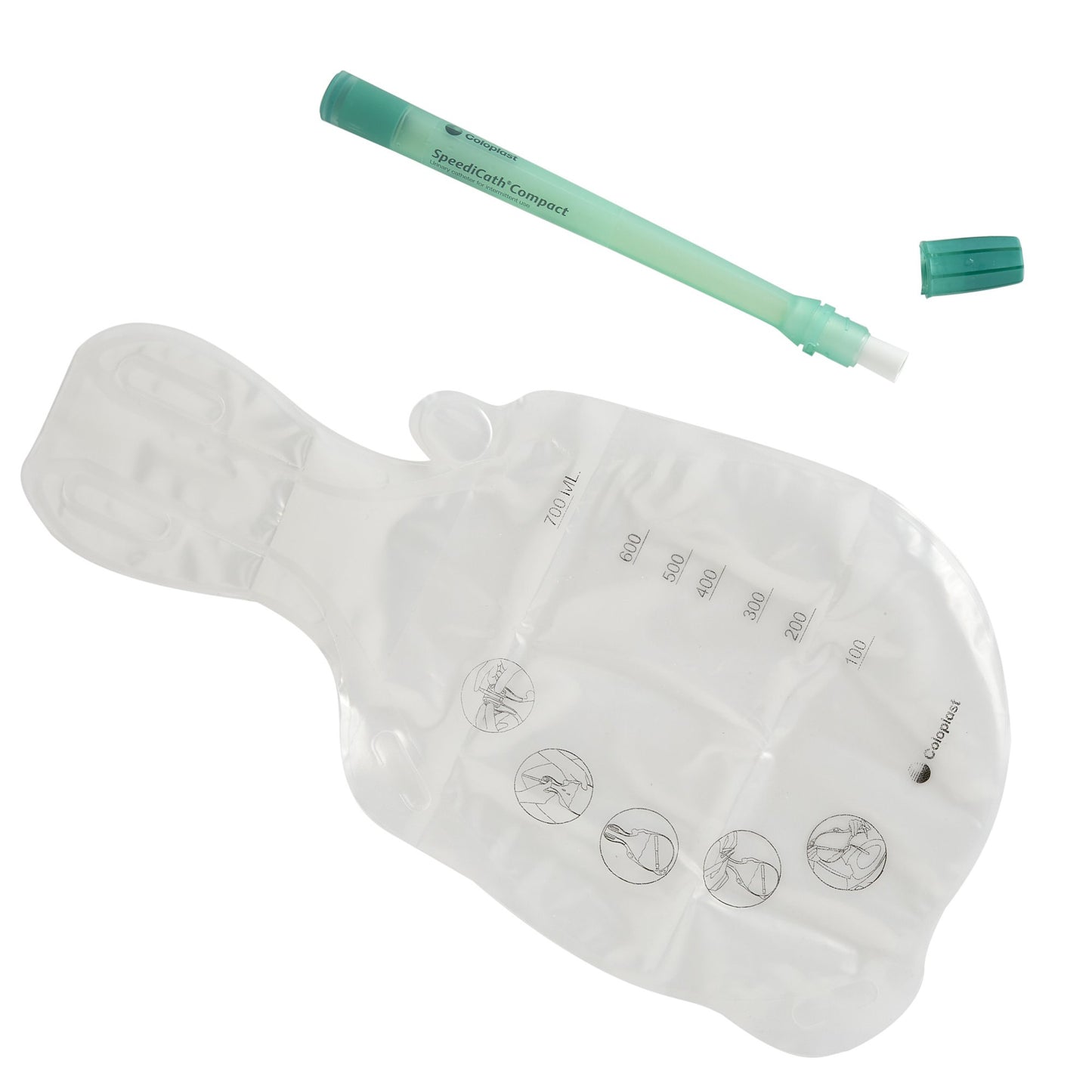 SpeediCath® Compact Urethral Catheter, Hydrophilic Coated PVC