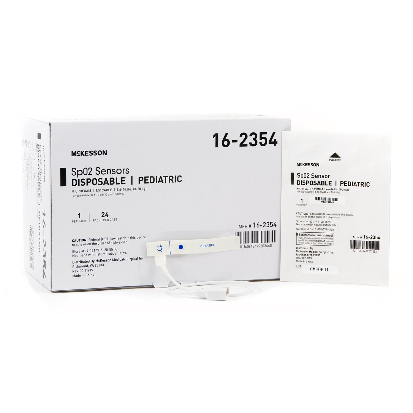 McKesson Disposable Pediatric SpO2 Sensor