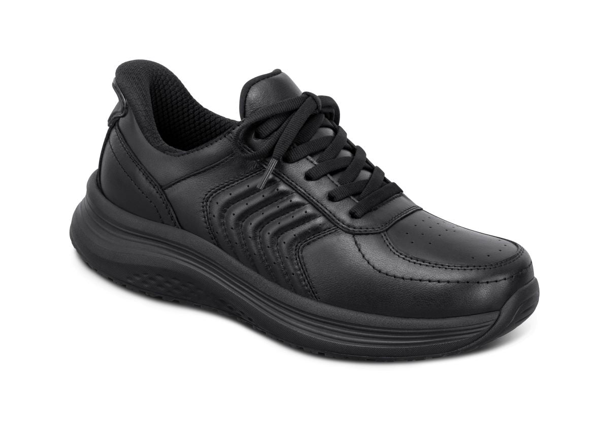 Roam Women's Hands-Free Stability Shoes, Black, angle view