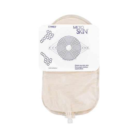 11" Urostomy Pouch with Microskin Barrier 10 Count