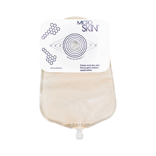 9" Urostomy Pouch with MicroSkin Odor-Proof 10 Count